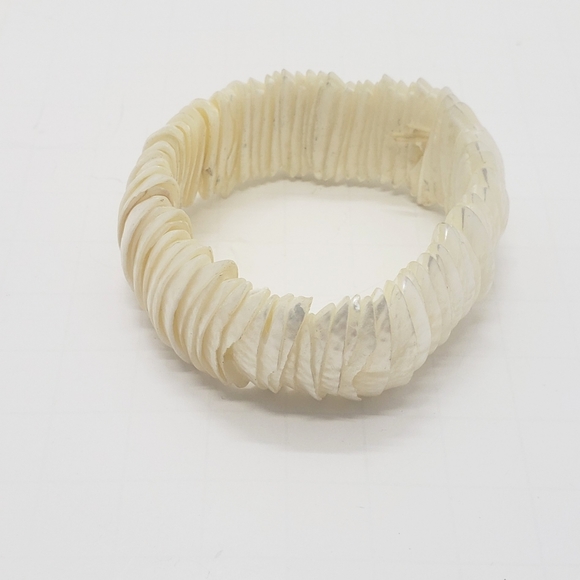 NECKLACE/BRACELET Natural Pulka Shell - Picture 3 of 4